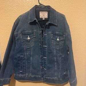 True Religion Women's Blue Denim Jacket